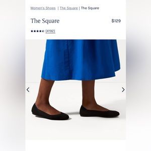 Rothy's The Square in Ecru 5.5